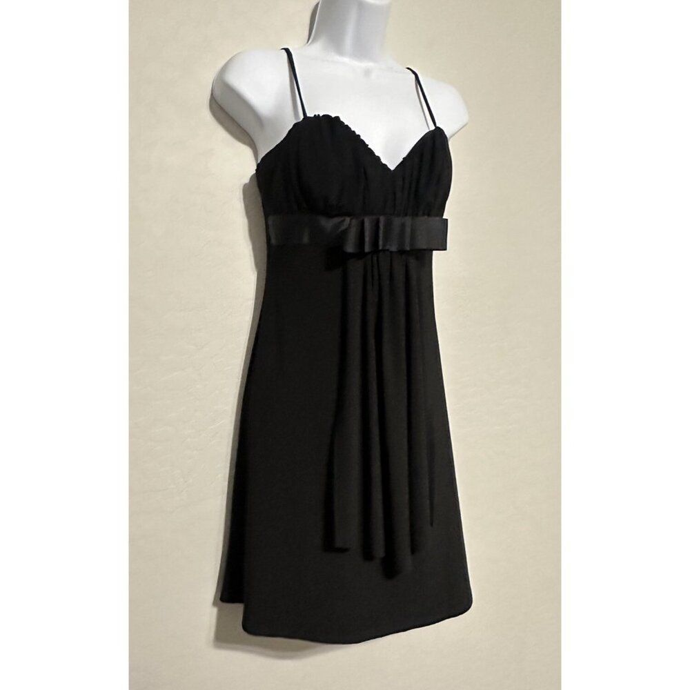 Vintage Y2K Witchy Goth Black Babydoll Mini‎ Dress 90’s 2000’s 7/8 Whimsigoth - Picture 3 of 13